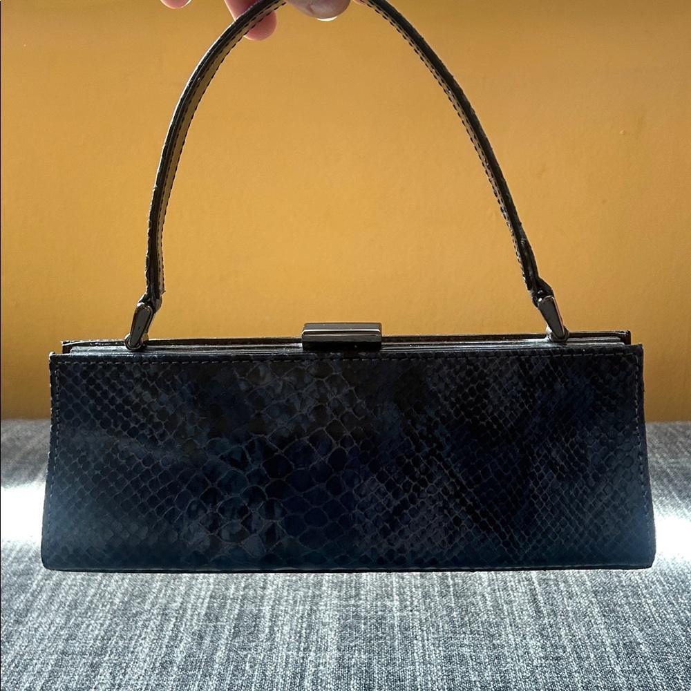 Adrienne Vittadini Y2k snakeskin mini purse